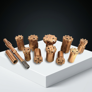 Bagian Rig Pengeboran Baja Karbon, Mata Bor Tombol Normal, Mata Bor Top <span class=keywords><strong>Hammer</strong></span> untuk Pertambangan dan Pengeboran Air - Product Image 4