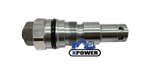 Nouvelle soupape de décharge XPower LP22V00001F1 pour pelle sur chenilles SK130-8 SK140-8 SK140SR SK135SR Noir/Argent - Product Image 2