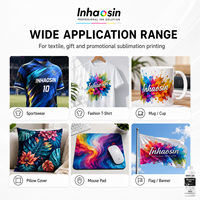 Adhésion forte pour la sublimation pour les imprimantes ET15000 ET8550 ET2800 Impression numérique Impression sur tissu polyester à base d'eau Impression sur vêtements