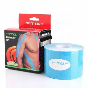 Vente en gros de ruban adhésif thérapeutique élastique imperméable original de 10 cm * 5 m, ruban de kinésiologie sportif pour les muscles - Product Image 6