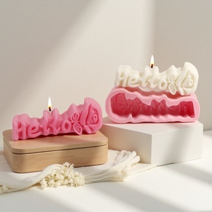 แม่พิมพ์ซิลิโคนรูปตัวอักษรดอกกุหลาบ TangChu - ชุดทำเทียนลายดอกไม้ 3 มิติ สำหรับทำของขวัญส่วนตัว - Product Image 1