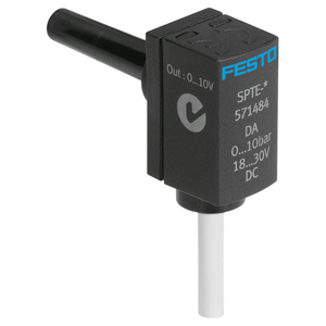 Capteur de pression FESTO Série SPTE SPTE-B2R-PC10-B-2.5K 8025977 SPTE-P10R-Q3-V-2.5K 571486 SPTE-P10R-S6-V-2.5K 571485 - Product Image 1