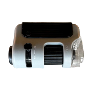 1600xハンドヘルド顕微鏡60X-120Xポケット生物学的実験室ステレオLEDライト三眼双眼単眼ドローチューブ - Product Image 1