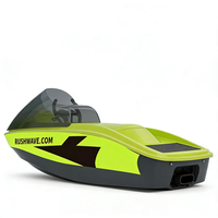 Jet ski électrique RUSHWAVE V1 16kw 50kw/h Vitesse maximale 52km/h Moto nautique personnelle en matériau ASA respectueux de l'environnement Bateau à eau automatique