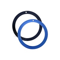 OMEB 42mm * 34mm lunette en aluminium lumineuse en pente insert montre de plongée remplacement hommes célébrité montre accessoires partie