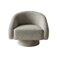 Fauteuil d'appoint moderne pour salon avec pieds en bois, fauteuils durables et écologiques de style antique pour la maison, le bureau, l'hôtel, l'entrepôt