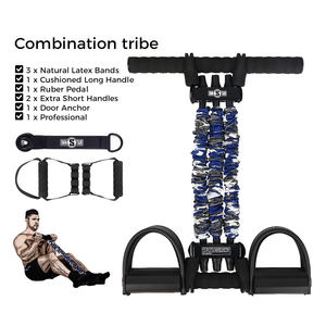 Innstar הסוואה כחול אלסטי ביותר צינור לטקס דוושת מותחן כלי כושר לבית רצועת התנגדות כושר - Product Image 2