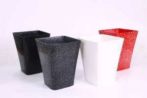 Macetas Cuadradas de Plástico PP de Diseño Moderno, Resistentes a los Rayos UV, Directo de Fábrica, con Logotipo OEM Disponible - Product Image 6