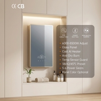 Chauffe-eau électrique instantané intelligent 7KW avec écran tactile, multi-vitesses, étanche IPX4, pour salle de bain, cuisine, camping-car, extérieur et hôtel