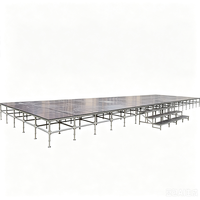 Pièces d'échafaudage Layher d'usine, haute capacité de charge, échafaudage modulaire Ringlock en aluminium pour événements, concerts, scènes et treillis