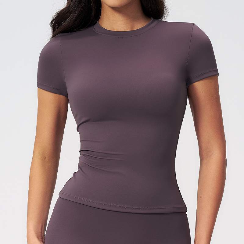 Chemises-Violet Aubergine