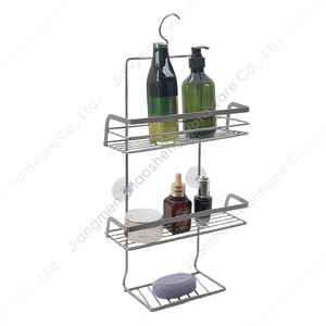Étagère de douche pour salle de bain à 3 niveaux, fixation par ventouse, sans perçage, étagère de rangement durable - Product Image 4