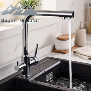 <span class=keywords><strong>Robinet</strong></span> de cuisine Wayon 3-en-1 <span class=keywords><strong>avec</strong></span> bec verseur d'eau filtrée <span class=keywords><strong>intégré</strong></span> - Product Image 2