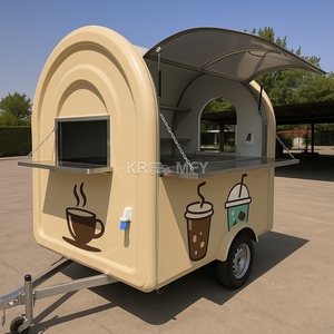 OEM Hotdog Coffee <b>Small</b> Carts Trailers For Malaysia Mobile Fast Food Truck - Product Image 2