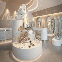 Meuble de présentation pour magasin de chaussures, vitrine sur mesure pour sacs de luxe pour femmes, présentoir de magasin, armoire de décoration et de rénovation pour magasin