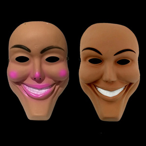 Masque de couple Smiley Face Plan de liquidation humaine, thème films et séries <span class=keywords><strong>d</strong></span>'<span class=keywords><strong>horreur</strong></span> <span class=keywords><strong>d</strong></span>'Halloween, vente en gros - Product Image 4