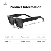 OMELLE 2024 nouveau style de lunettes de soleil personnalisées lunettes de soleil de haute qualité monture épaisse acétate lunettes de soleil polarisées