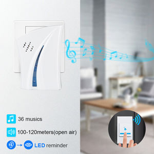 <span class=keywords><strong>Casa</strong></span> DC timbre interruptor de batería timbre inalámbrico para sordos - Product Image 2
