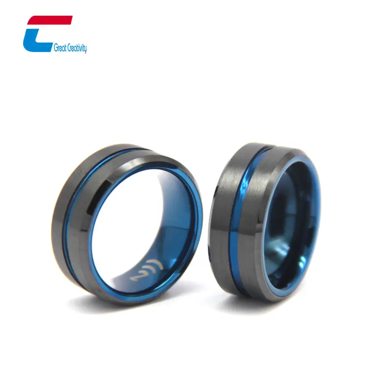 Cincin Nfc Anti Karat/Keramik Nirsentuh Rfid Smart Ring Nfc