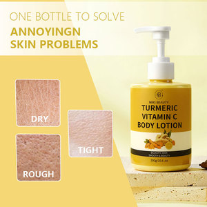 קרם גוף אורגני עם כורכום וויטמין C להידרציה, מיצוק, הבהרה והלבנה לנשים, לשימוש לילי, ללא ריח, לחות לכל סוגי העור - Product Image 4