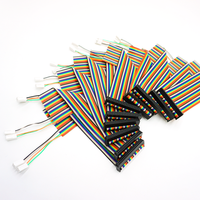 Câble plat coloré arc-en-ciel IDC 40P avec connecteurs Molex IDC, faisceau de câbles