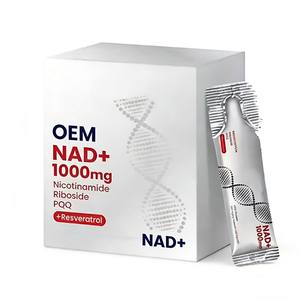 Suplemento Alimenticio OEM NAD+ 1000mg Líquido Oral, Nicotinamida Ribósido, PQQ, Resveratrol, Antioxidante, Energía Celular, Antienvejecimiento - Product Image 1