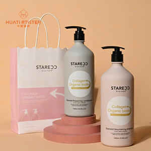 Huati Sifuli STARECC Organics 1000ml cabello cuero cabelludo masajeador champú y acondicionador anti equilibrio revitalizar champú adelgazamiento - Product Image 5