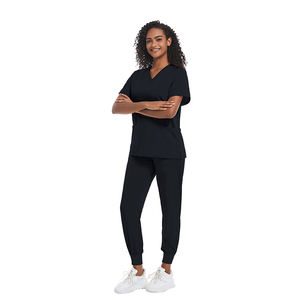 Niaahinn Soins Infirmiers Scrubs Uniformes Ensembles Pantalon Côtelé Pieds Scrubs Fabricant Uniformes <span class=keywords><strong>Pas</strong></span> <span class=keywords><strong>Cher</strong></span> Ensembles Prix Usine En Gros - Product Image 1