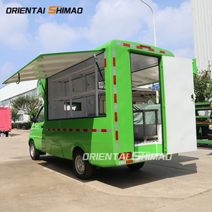 Oriental shimao Trung Quốc năng lượng mặt trời Thổ Nhĩ Kỳ thực phẩm Trailer bán hàng tự động Xăng thực phẩm xe tải bánh di động ăn xe Trung Quốc thực phẩm xe tải - Product Image 3