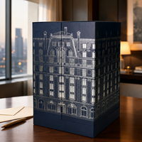 Boîte cadeau de luxe personnalisée pour œufs de Pâques en chocolat, emballage rigide en papier à double porte avec poignée, pour champagne et vin, vente en gros