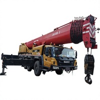 Grue tout-terrain SANY SAC1600C8 de 160 tonnes, modèle 2021, d'occasion, avec flèche principale de 85,5 m et contrepoids de 60 tonnes