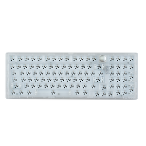 ชุดคีย์บอร์ดกลไก NK98T PC Plate สีขาวดำ พร้อมไฟ RGB /2.4g/Type-C แบตเตอรี่ 5000mAh พร้อมปุ่มปรับระดับเสียง สำหรับเล่นเกม ชุดคีย์บอร์ดประกอบเอง - Product Image 2