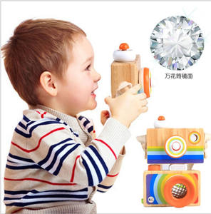 Macchina Fotografica in legno Giocattolo Nuova Simulazione di Figura Della Macchina Fotografica <span class=keywords><strong>Caleidoscopio</strong></span> di Legno Educativi Per <span class=keywords><strong>Bambini</strong></span> Giocattoli Per <span class=keywords><strong>Bambini</strong></span> Regali - Product Image 3