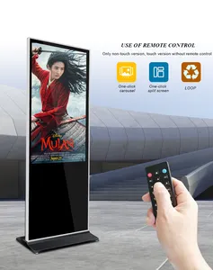 Indoor 43 50 55 65 Inch Led Poster Display Standalone Reclame Speler Android Lcd Digitale Bewegwijzering