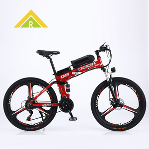Bicicleta Eléctrica de Montaña Dook de 26 Pulgadas, Plegable, de Aleación de Aluminio, con Doble Suspensión, para Adultos, Todoterreno - Product Image 1
