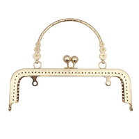 18cm et 20cm Accessoire de quincaillerie de sac à main en relief Embrayage Baiser Fermoir Serrure Sac à main Cadre