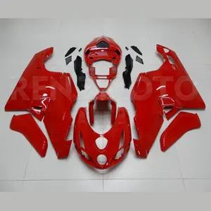 Abs Plastic Full Fairing Kit For Ducati 749-999 2003 2004 Single seat version Injection Motorcycle Cowlings Red black