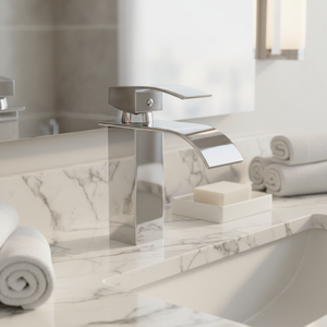 Grifos de Lavabo de Lujo de Nuevo Diseño, Grifo Monomando para Baño, Grifos de <span class=keywords><strong>Cascada</strong></span> Saludables para Lavabo - Product Image 2