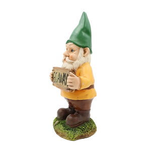 Gnomo de Jardín con Letrero de 'CASIENSE' en Resina, Figura Divertida para Decoración de Jardín, Patio y Entrada, Fulin - Product Image 3