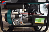 5KW 6.25 KVA 50Hz 3 phases cadre ouvert auto-propre marque vent refroidi par air générateur d'énergie diesel générateur