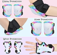 Coudières à LED pour le cyclisme et la protection des genoux, équipement de motocyclette, ensemble d'équipement de protection, 6/7 pièces, livraison gratuite