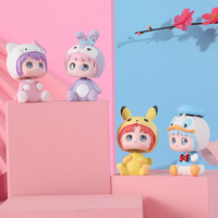 Dessin animé créatif univers mignon petite planète bobblehead poupée voiture gâteau décorations de cuisson
