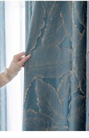 Nouveau rideau occultant moderne en polyester/bambou, style encre de Chine, écologique, doux, pliable, pour l'intimité et la lumière douce