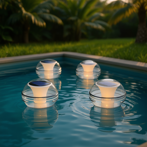 Lampes solaires flottantes pour piscine, 4 pièces, LED multicolores, étanches IPX7, éclairage extérieur pour jardin, alimentées par énergie solaire, résistantes à l'eau - Product Image 2