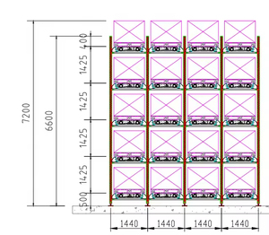 Équipement d'automatisation d'entrepôt, véhicule guidé sur rail radio (<span class=keywords><strong>RGV</strong></span>) pour système automatisé de stockage et de récupération - Product Image 4