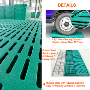 Plancher à lattes antidérapant de haute qualité pour porcelets, sécurisé pour les pieds, prévention des fuites de fumier, résistant à la corrosion, forte capacité de charge - Product Image 4