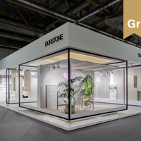 Stand d'exposition modulaire en bois, pliable, portable, à montage rapide, réutilisable, design personnalisé, respectueux de l'environnement, pour salons professionnels