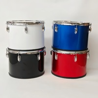 Factory direct sales percussion instrument 14 inch single leather alto drum marching drum single-sided shoulder strap snare drum