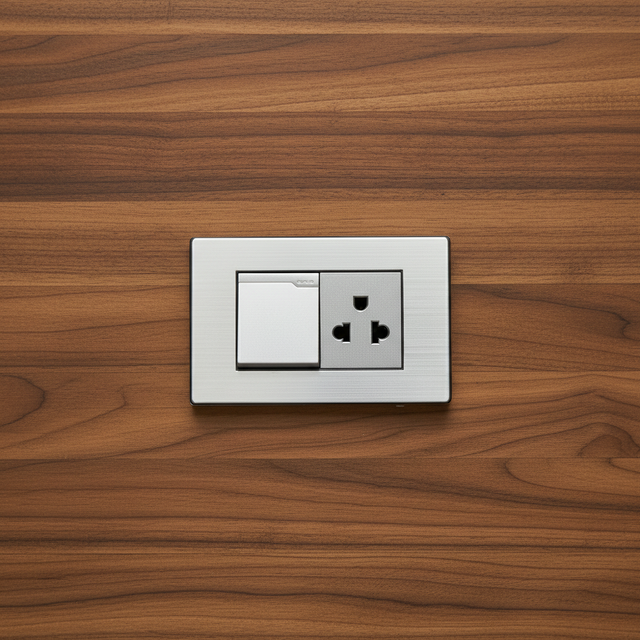 China Fitting Switches And Sockets Factory 3 Pin Thailand Multifunction Socket And 1 Gang 1 Way Switch For 110V 220V