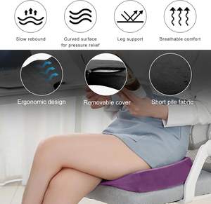 Anti slip Soft Relief Sciatica Coccygeal Pain Office Wheelchair Driving Memory Foam Buttocks <b>Massage</b> Seat <b>Cushion</b> extra Thick - Product Image 3